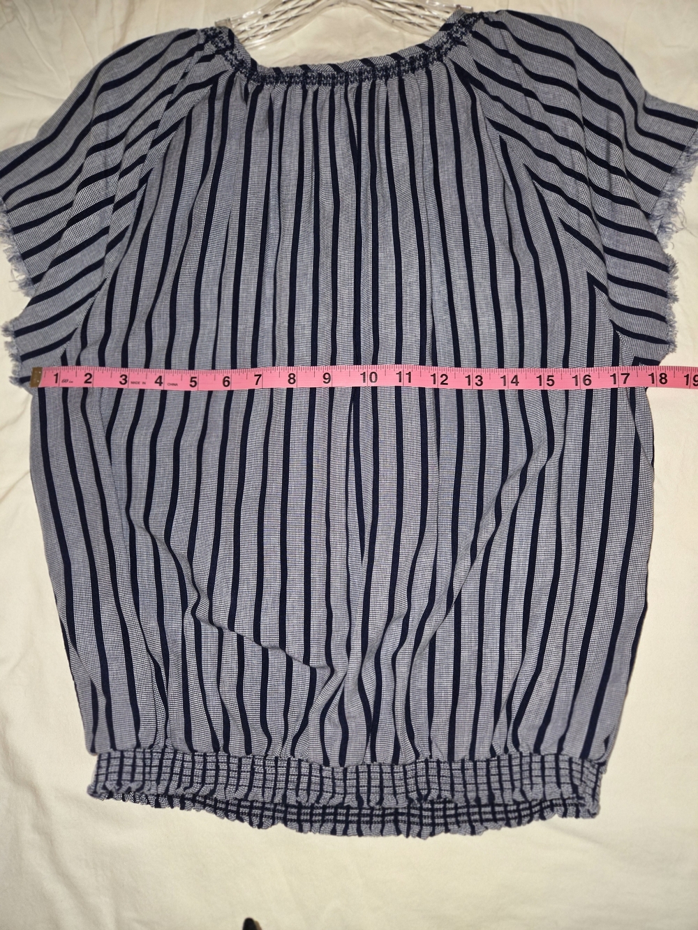 Carve Designs Lilly Top in Navy Stripe - Picture 9 of 12